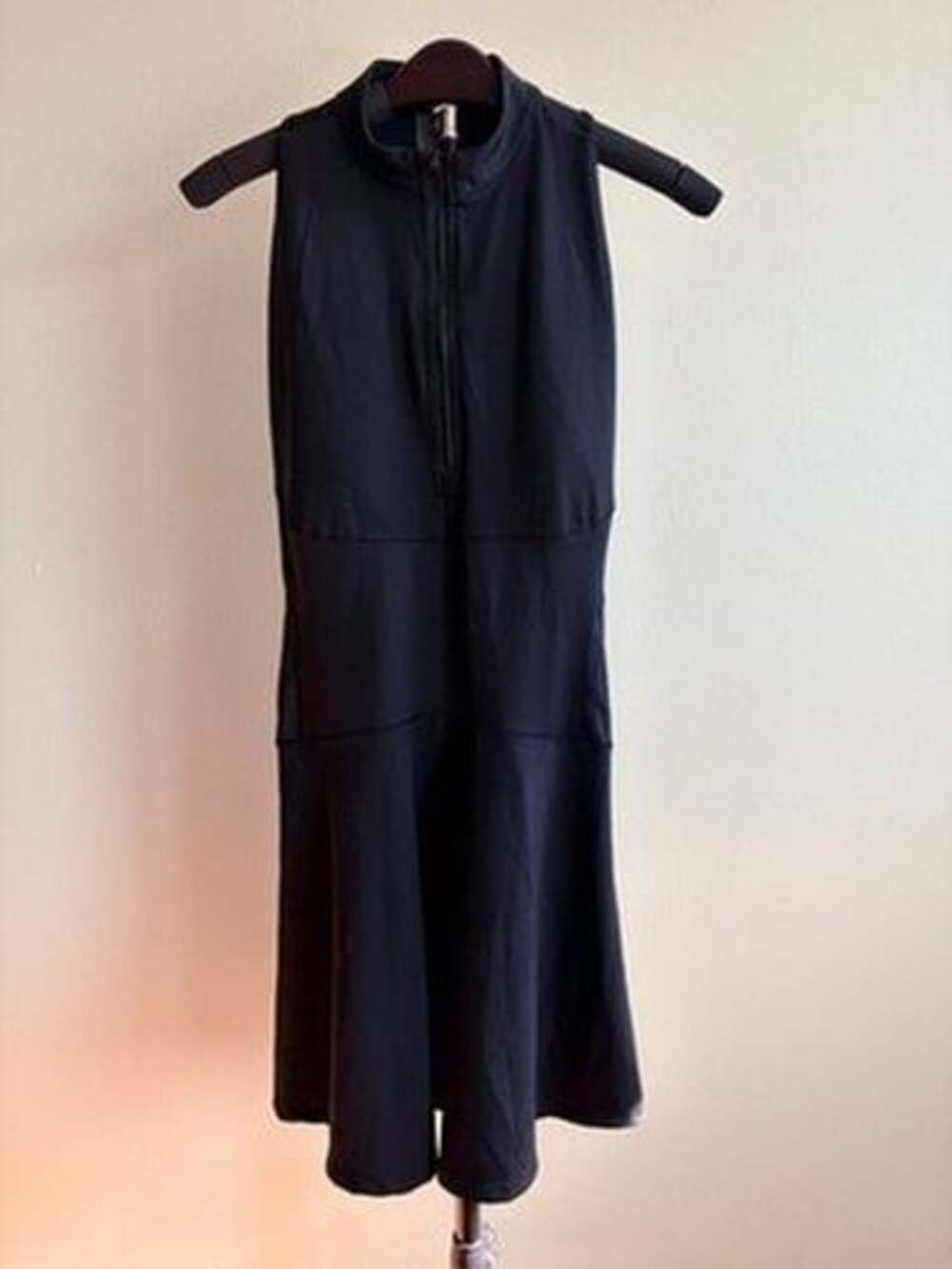 CALIA Golf Dress Womens S Black Mock Neck Sleeveless Stretch Racerback